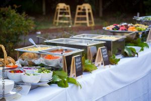 Grand buffet de mariage